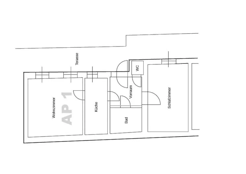 70m² großes Apartment mit Gartenzugang Wien
